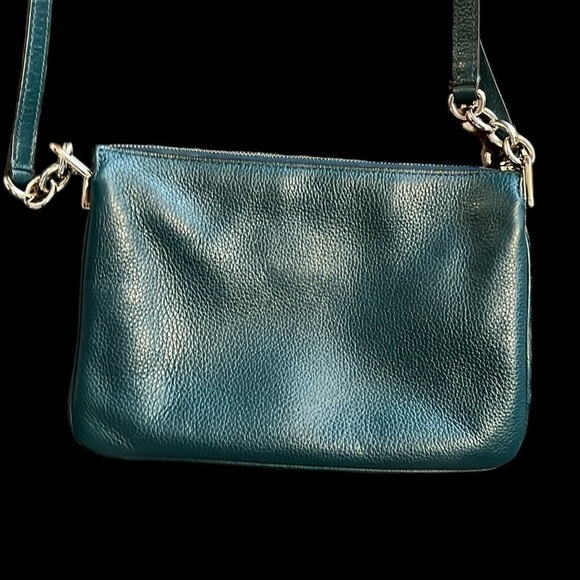 Kate Spade Dark green triple gusset crossbody bag. - Picture 4 of 11